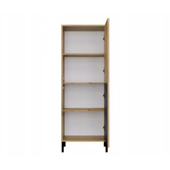 KAMARO 2DK cienki/GŁ dąb ARTISAN DISPLAY CABINET