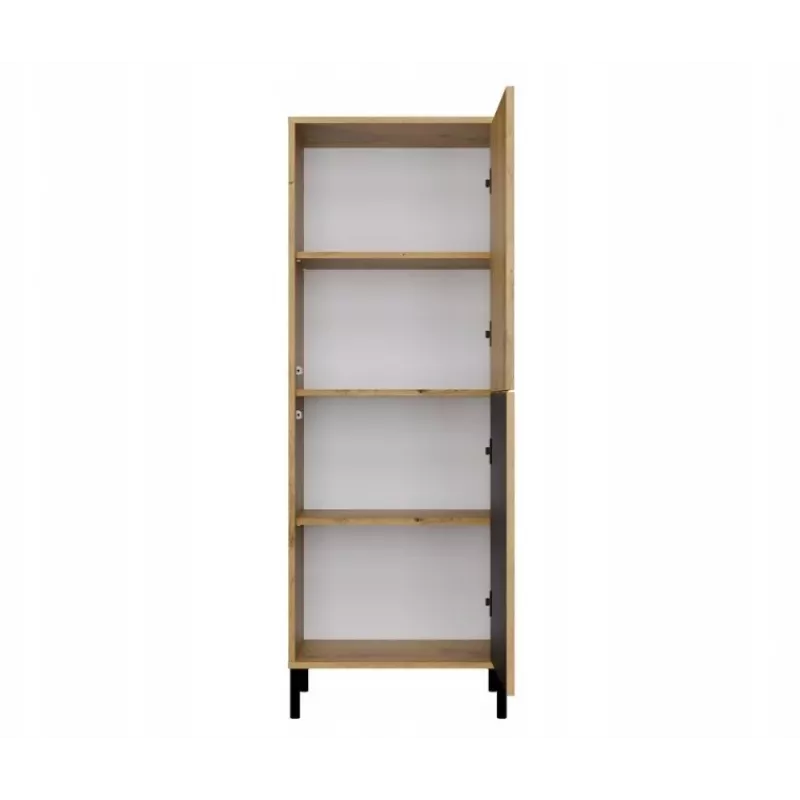 KAMARO 2DK cienki/GŁ dąb ARTISAN DISPLAY CABINET