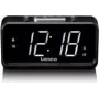 Cyfrowy budzik Lenco CR-28BK z radiem FM i ładowaniem USB