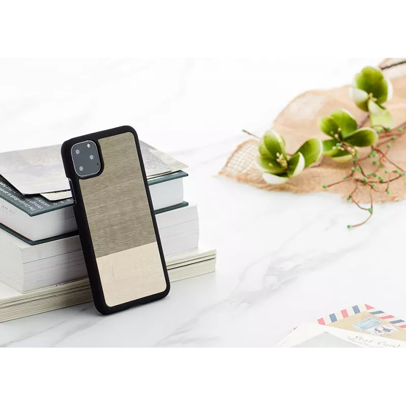 Etui na smartfona man and wood do iPhone 11 Pro Max — czarne, ochronne pokrowiec