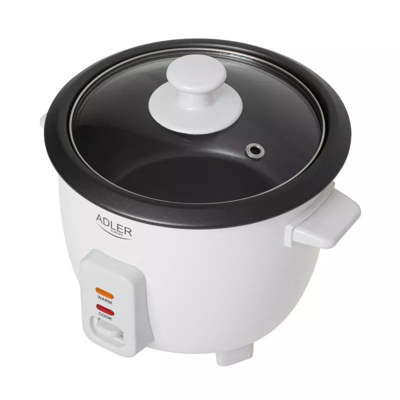 Adler AD 6418 Ryżowarka Czarny, Stal nierdzewna 1000 W