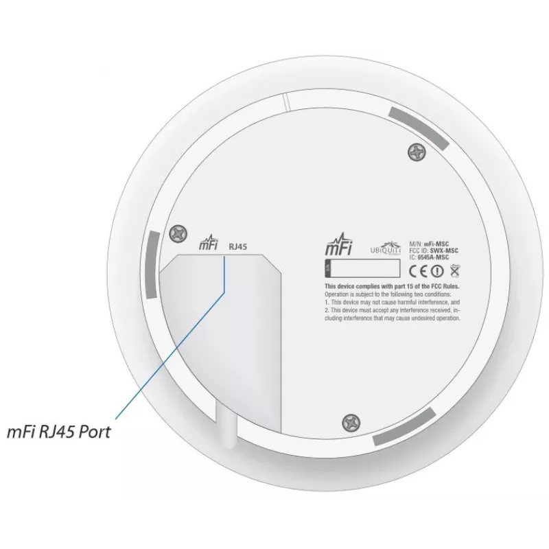 Ubiquiti Networks mFi-MSC - 0 - 50 °C - 5 - 95 - 13,45 cm - 13,45 cm - 3,05 cm (mFi-MSC)