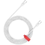Kabel CANYON CC100AB C-C 100W Pleciony 1,2m Biały