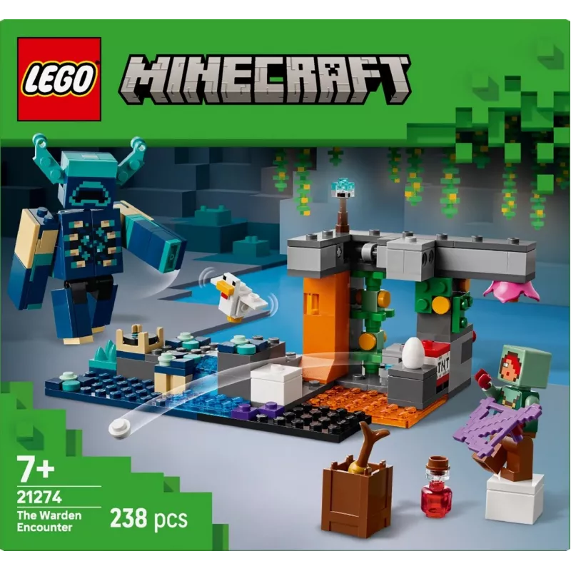 LEGO MINECRAFT 21274 Spotkanie ze strażnikiem