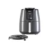 Ninja AF100 Pojedyncza 3,8 L Wolnostojąca 1550 W Frytkownica na gorące powietrze Czarny