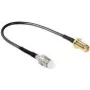 Kabel koncentryczny DeLOCK 88586 0.2m czarny