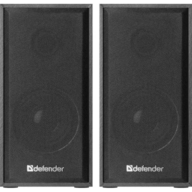 DEFENDER SPK-240 przewodowe głośniki biurkowe, 2.0, 6 W RMS, zasilane przez USB, 3,5 mm, czarny