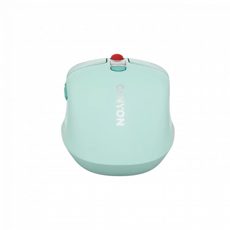 Canyon MW-26 - Bezprzewodowa mysz optyczna 2 w 1 Bluetooth / 2,4 GHz - cicha - zielona