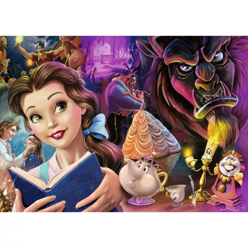 Puzzle Disney Princess Collector's Edition - Belle, die Disney Prinzessin (1000 elementów)