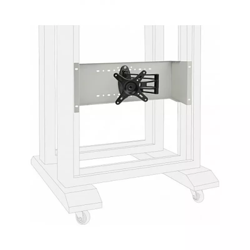 Uchwyt do płaskiego monitora DeLOCK 19 cali ramię monitorowe szary udźwig 10 kg