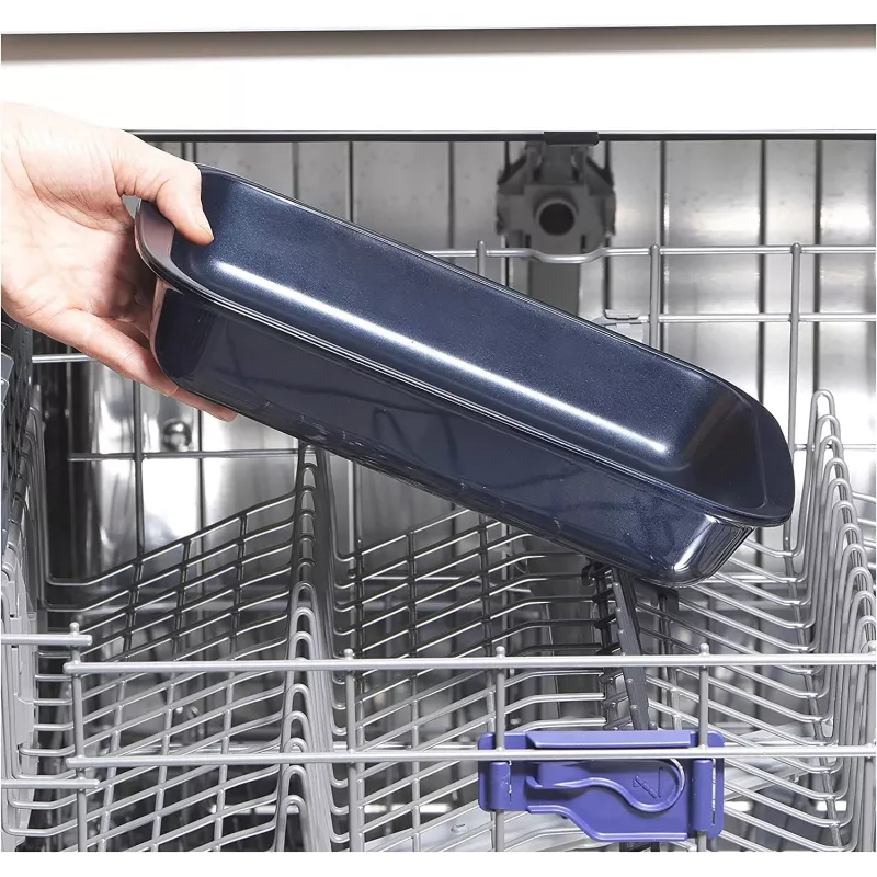 Szklana brytfanna Russell Hobbs RH01143EU 29 cm, granatowa