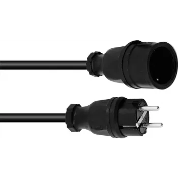 Przedłużacz PSSO 30245700, 3×1,5 mm², 5 m, czarny