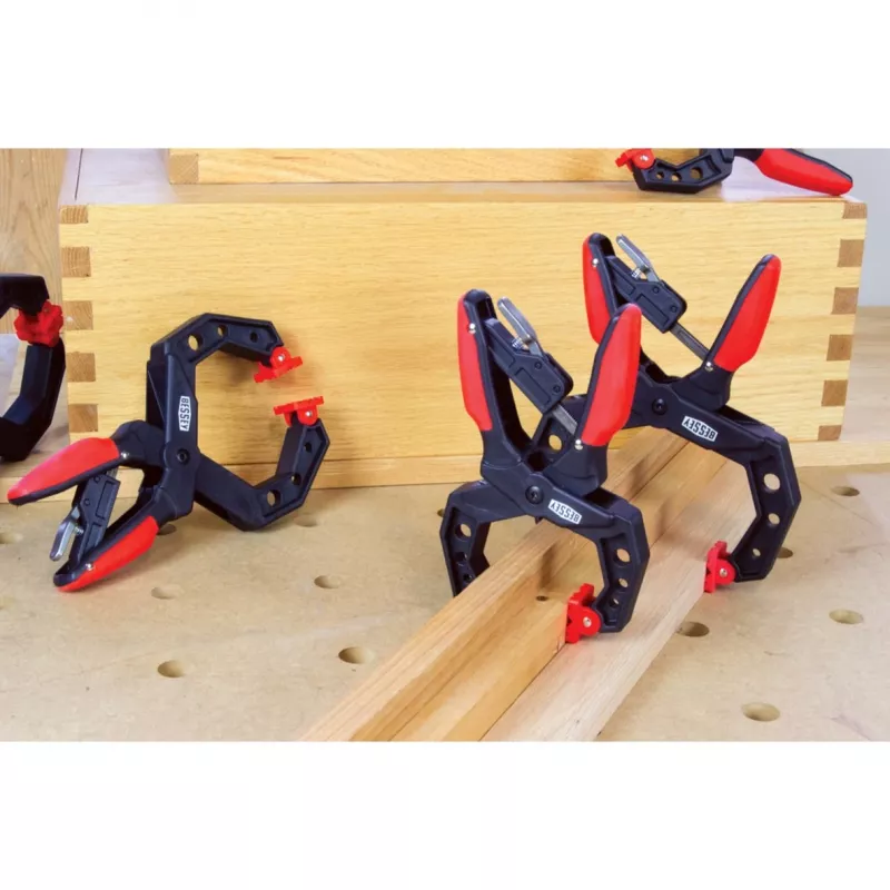 Bessey XCR4 zacisk rozpierający z mechanizmem zapadkowym, 100 mm
