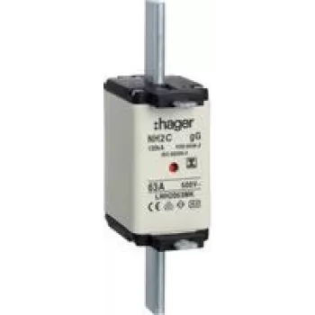 HAGER LNH2063MK bezpiecznik NH2C 63A 500V gG MKen. S-frei (LNH2063MK)