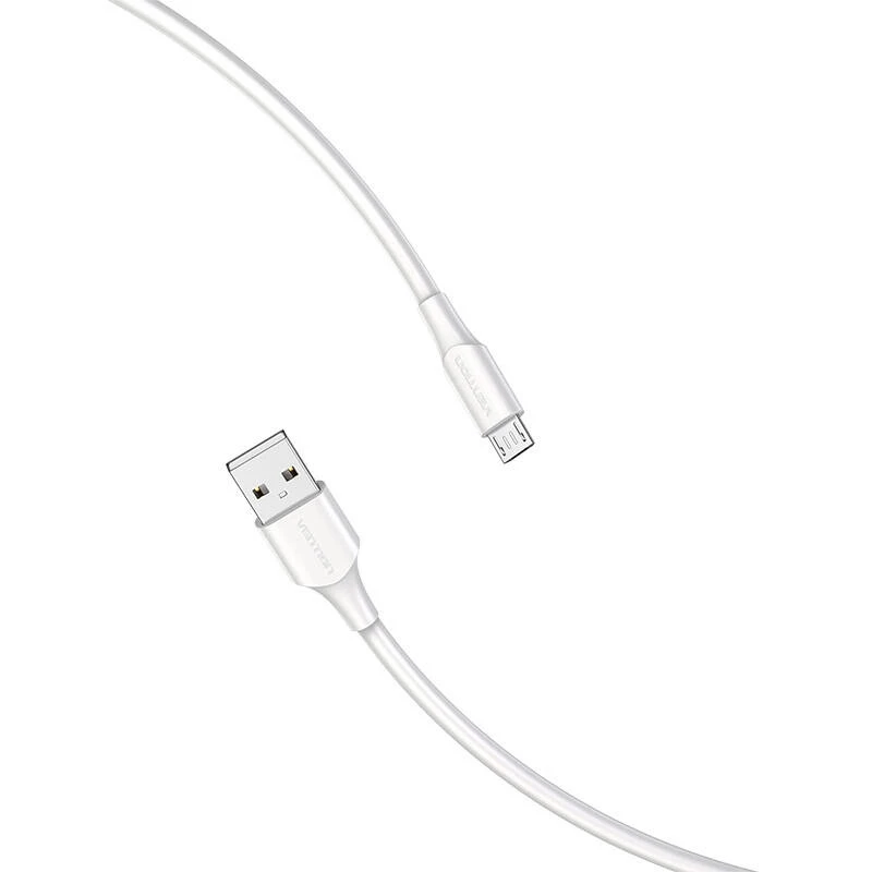 Kabel USB 2.0 na MICRO-B / 1M biały Ctiwf Vention