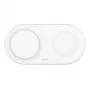 Belkin WIZ021VFWH - 2-w-1 bezprzewodowa podkładka ładująca z technologią Qi2 15 W, biała