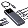 Ugreen Uno - Hub - 6-w-1 USB C - 1 x HDMI + 2 x USB-C 3.2 Gen 2 + 2 x USB-A 3.2 Gen 2 + 1 x USB-C (zasilanie) (35998)