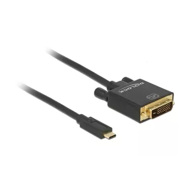 Adapter USB-C na DVI DeLOCK 85321 2m