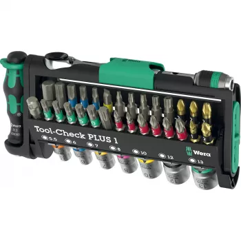 Zestaw Wera Tool-Check Plus 1 mini grzechotka, nasadki i bity, 39 elementów (05049055001)