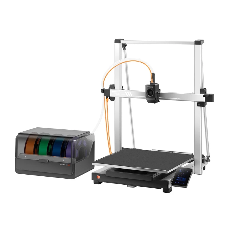 Drukarka 3D AnyCubic Kobra 3 Max Combo — pole robocze 420×420×500 mm, PETG/PLA, maks. temp. dyszy 300°C, stół 90°C, Wi‑Fi