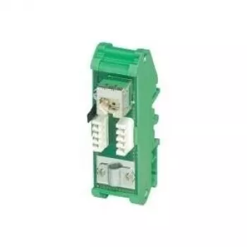 Patch panel PHOENIX-CONTACT FL-PP-RJ45 Cat.5e na szynę DIN, 8-portowy RJ45