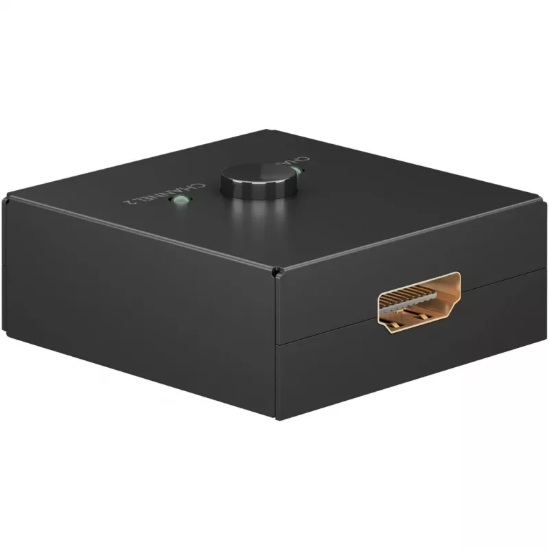 Przełącznik HDMI Goobay 58485 1 wejście 1 wyjście 52 mm x 49,5 mm x 22,5 mm