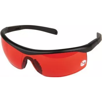 MAKITA LE00834534 - Okulary do oglądania lasera kompatybilne z akumulatorowym laserem krzyżowym i rotacyjnym - czerwone (LE00834534)