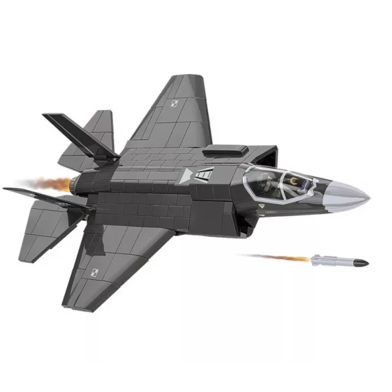 Zestaw konstrukcyjny Cobi F-35A Lightning II — 605 elementów, model w skali