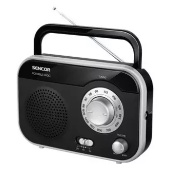 Radio SENCOR SRD 210 BS, czarno-srebrne