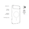 Ochronna tylna obudowa FIXED do Apple iPhone Air — przezroczysta warstwa wewnętrzna TPU + zewnętrzna PC, wsparcie MagSafe