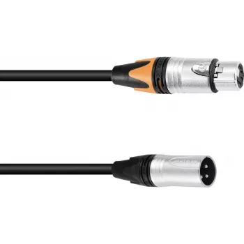 adapter kablowyowy PSSO DMX XLR 3-pin do 5-pin, długość 0,3 m