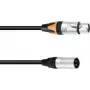 adapter kablowyowy PSSO DMX XLR 3-pin do 5-pin, długość 0,3 m