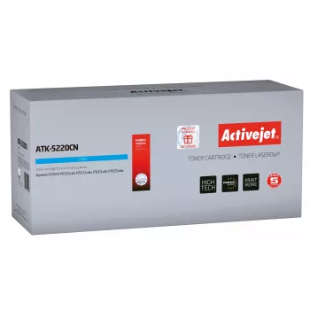 Toner Activejet ATK-5220CN (zamiennik do Kyocera TK-5220C; Supreme; 1200 stron; cyjan)