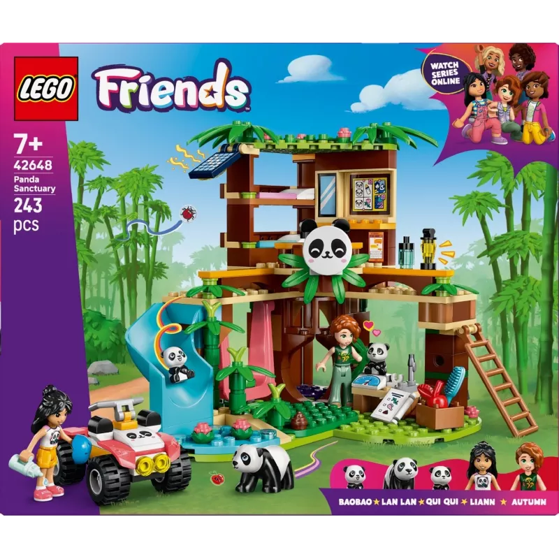 LEGO FRIENDS 42648 Sanktuarium pand – opieka nad zwierzętami