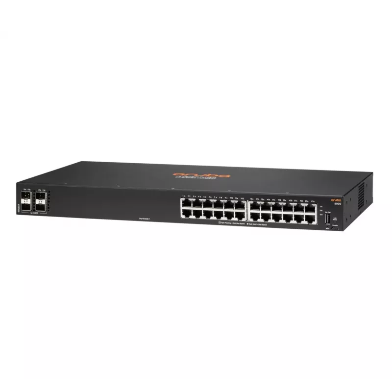 Przełącznik zarządzany HPE Aruba Networking 6000 24G 4SFP