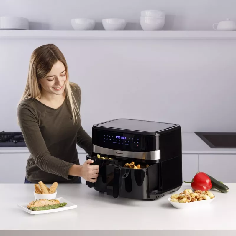 Taurus Air Fry Digital Duo Double 9 L 2200 W Frytkownica beztłuszczowa Czarny