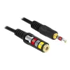 Kabel audio DeLOCK 84667 2m 3,5mm Czarny