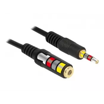 Kabel audio DeLOCK 84667 2m 3,5mm Czarny