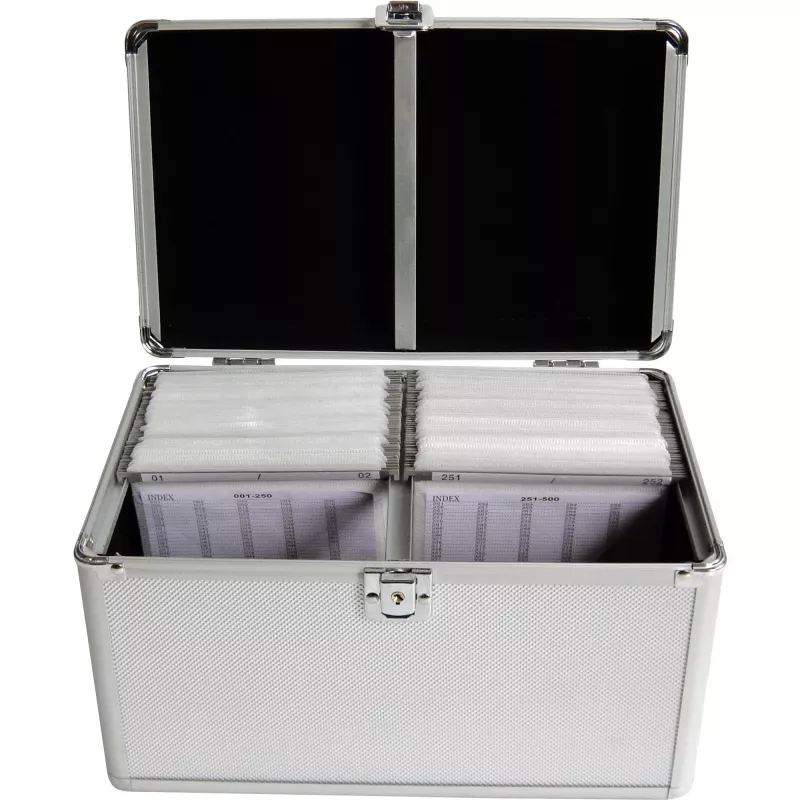Pudełko MediaRange BOX75 na 200 płyt Srebrny