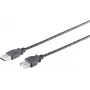 Kabel USB A na USB A ShiverPeaks 13-24025, USB 2.0, 1 m, czarny
