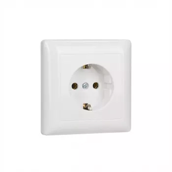Gniazdo wtykowe Schuko Gira 444003 Standard 55 R — pełna płyta ochronna