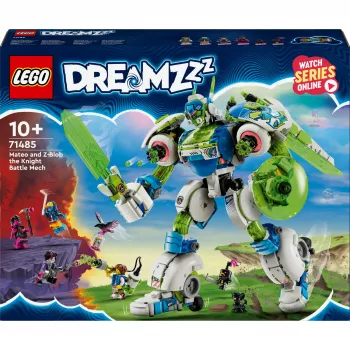 Zestaw konstrukcyjny LEGO Mateo i Z-Blob Rycerski Mech 71485 — minifigurka i mech do zbudowania