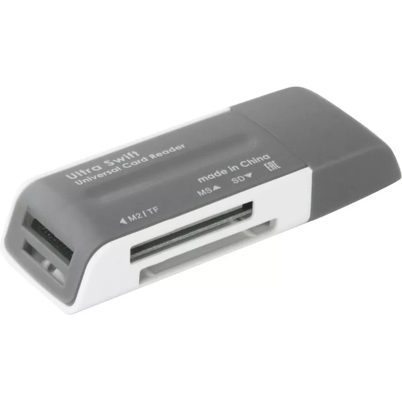 Czytnik kart DEFENDER ULTRA SWIFT USB 2.0 model 83260 — kompatybilny z kartami SD i microSD