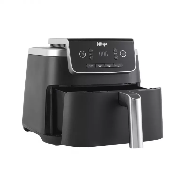 Frytkownica powietrzna Ninja AF140EU pojedyncza 4,7 L 1750 W Czarny, 4 programy, LCD, talerz chrupiący