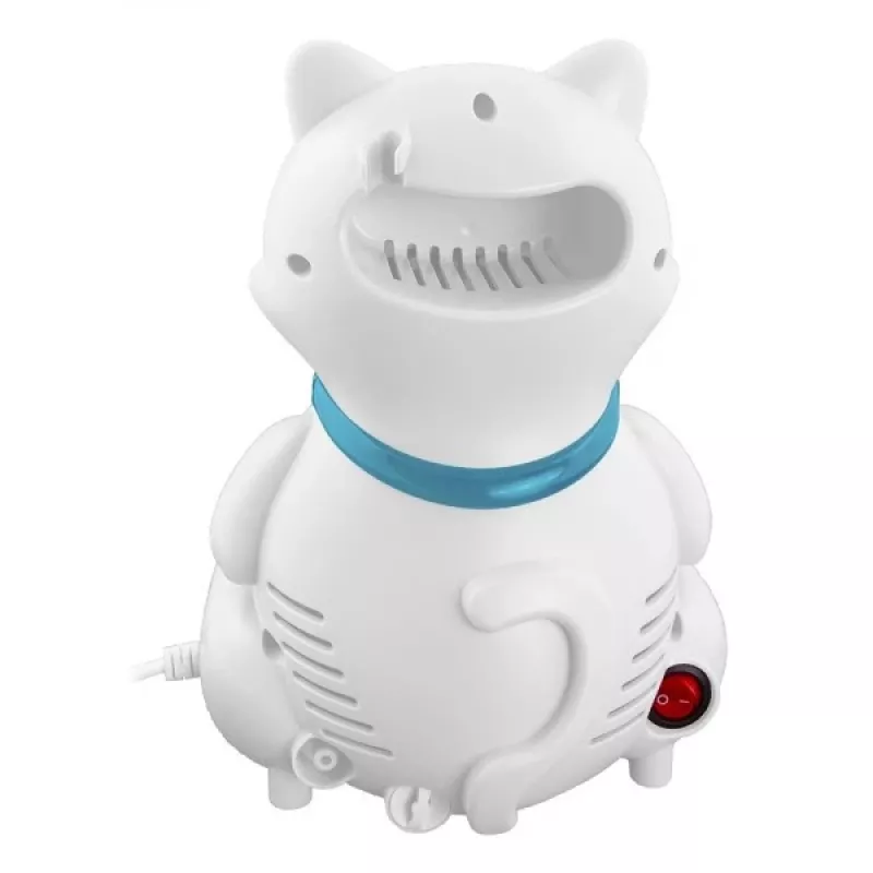 Stołowy nebulizator siateczkowy ESPERANZA ECN003 — przepływ powietrza 8 l/min, nebulizacja 0,4 ml/min, maks. napełnienie 10 ml, AC 220 V