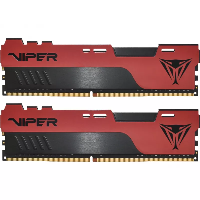 DIMM 32 GB DDR4-3200 (2x 16 GB) Dual-Kit, Arbeitsspeicher rot/schwarz, PVE2432G320C8K, Viper Elite II, INTEL XMP