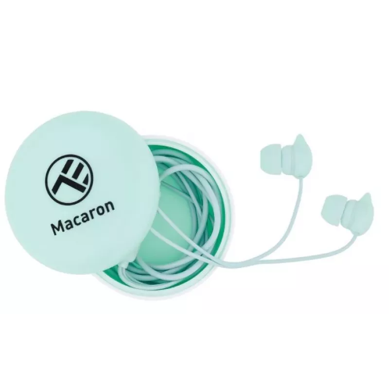 Zestaw słuchawkowy Tellur In-Ear Headset Macaron niebieski TLL162132