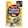 Mokry przysmak dla kota INABA Cat Churu Tidbits przepis z tuńczykiem — 3 x 12 g saszetki
