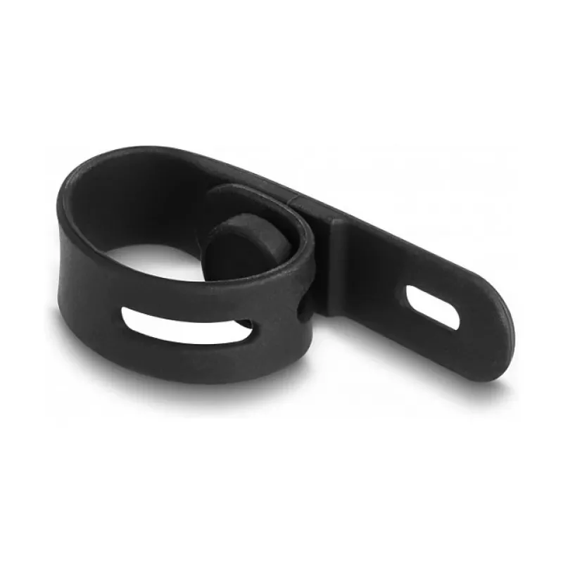 Opaska zaciskowa wielokrotnego użytku DeLOCK Soft Tie 10 sztuk czarno-białe