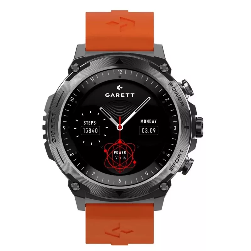 Smartwatch Garett Atom Czarny Steel